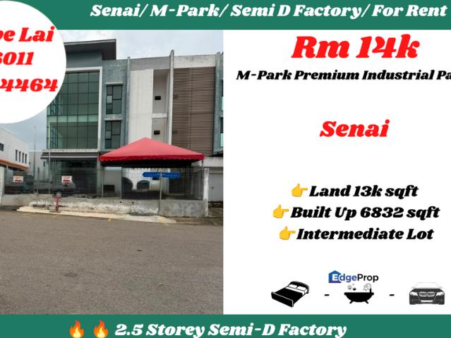Warehouse for rent in Seelong, Johor