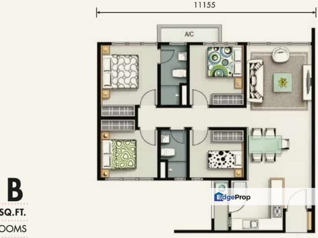 Condominium for sale in Country Heights Damansara, Kuala Lumpur