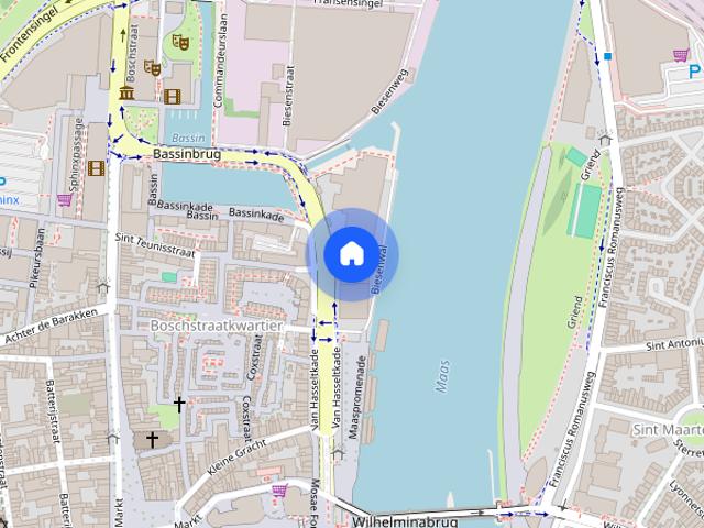 Studio te huur in Boschstraatkwartier, Limburg