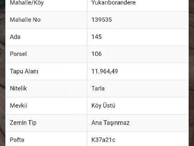 Pinarbaşi, Kayseri içerisinde satılık Arsa