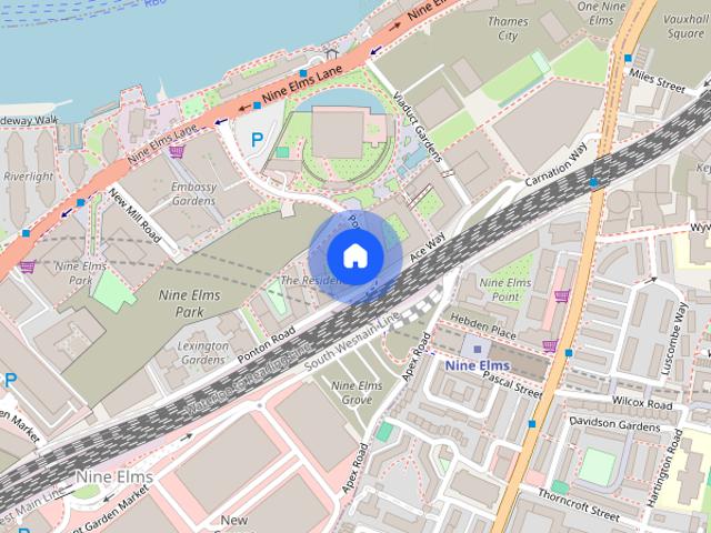 Apartment for rent in Nine Elms, Greater London