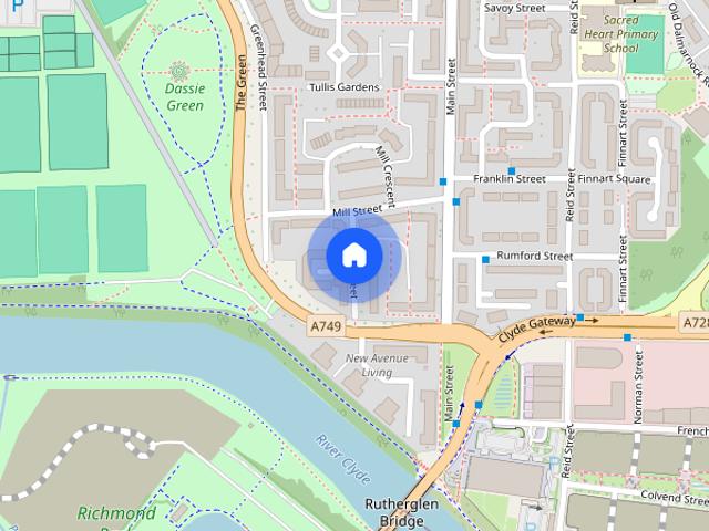 Apartment for rent in Bridgeton, Scotland
