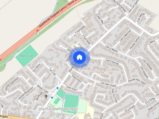 House for rent in Llanfair Pwllgwyngyll, Wales