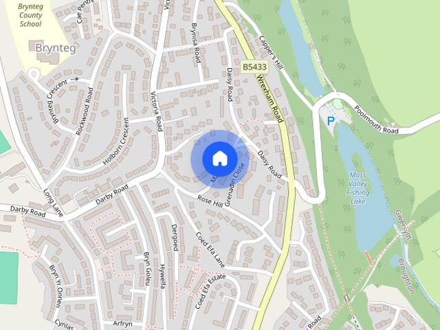 House for rent in New Broughton, Wales