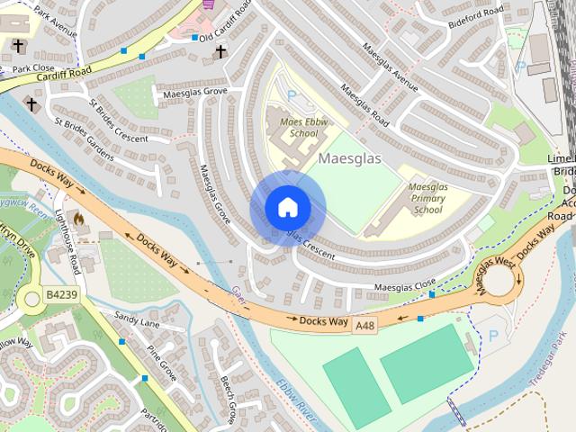 House for rent in Maesglas, Wales
