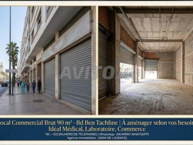 Local commercial vente à Anfa, Gharb-Chrarda-Beni Hssen