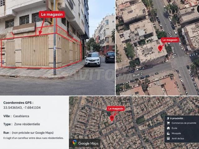 Local commercial vente à Casablanca ⵜⴰⴷⴷⴰⵔⵜ ⵜⵓⵎⵍⵉⵍⵜ الدار البيضاء, Préfecture de Casablanca عمالة الدار البيضاء