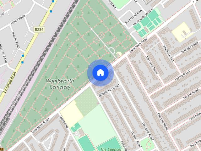 House for rent in Earlsfield, Greater London