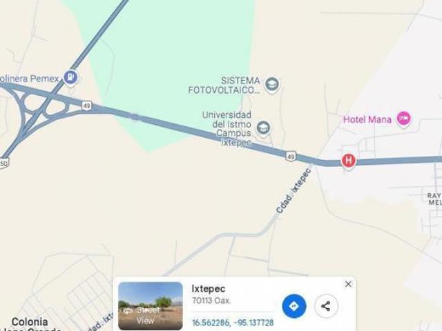Magnífico terreno en Ciudad Ixtepec