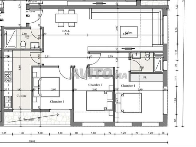 Appartement vente à Anfa, Gharb-Chrarda-Beni Hssen