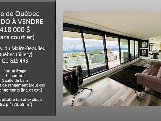 Condo for sale in Québec