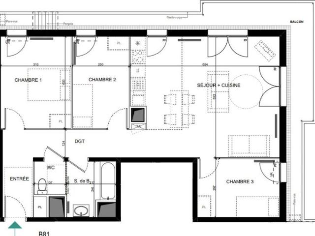 Appartement vente à Évry, Ris-orangis