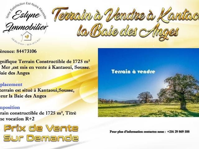 Terrain vente à Hammam Sousse, Akouda