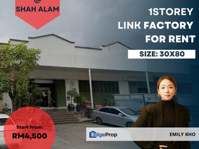 Warehouse for rent in Petaling, Alam Impian