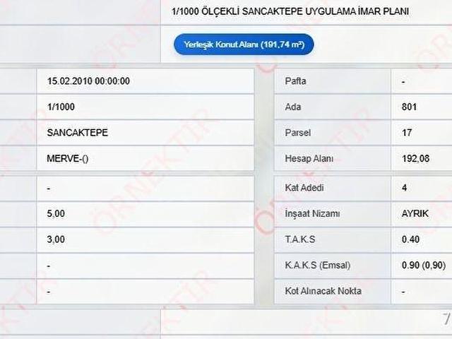 Sancaktepe, İstanbul içerisinde satılık Arsa