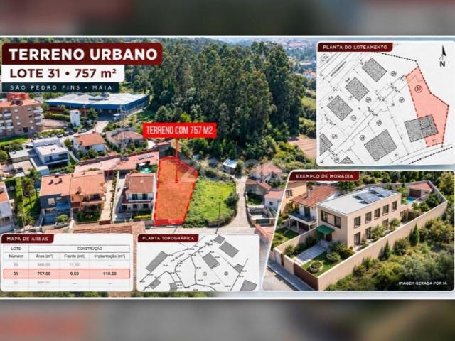 Terreno venda em Maia, Gueifães