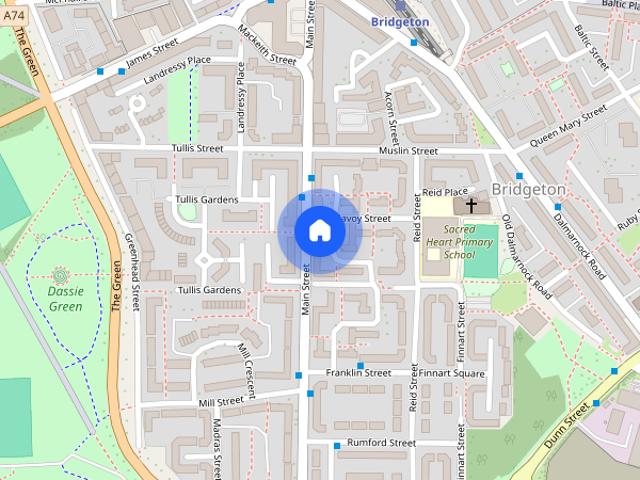 Apartment for rent in Bridgeton, Scotland