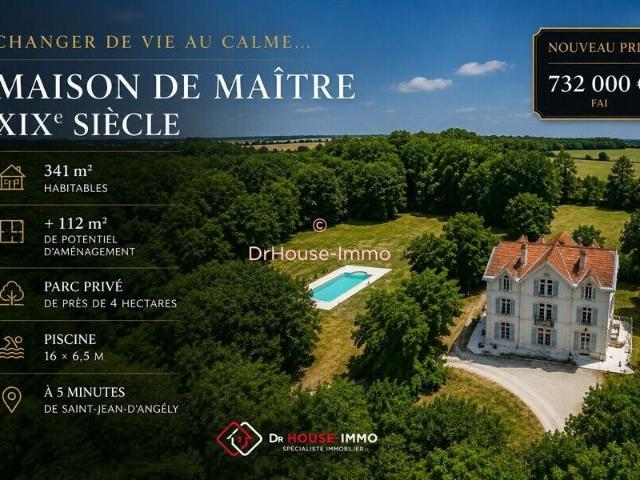 Maison vente à Saint-Jean-d'Angély, La Vergne
