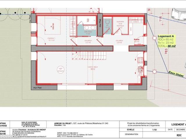Maison vente à Bourg-en-Bresse, Malafretaz