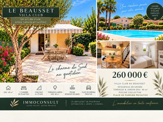 Maison vente à Arrondissement de Toulon, Le Beausset