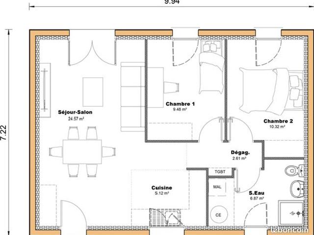 Maison vente à Villeneuve-sur-Lot, Saint-sylvestre-sur-lot