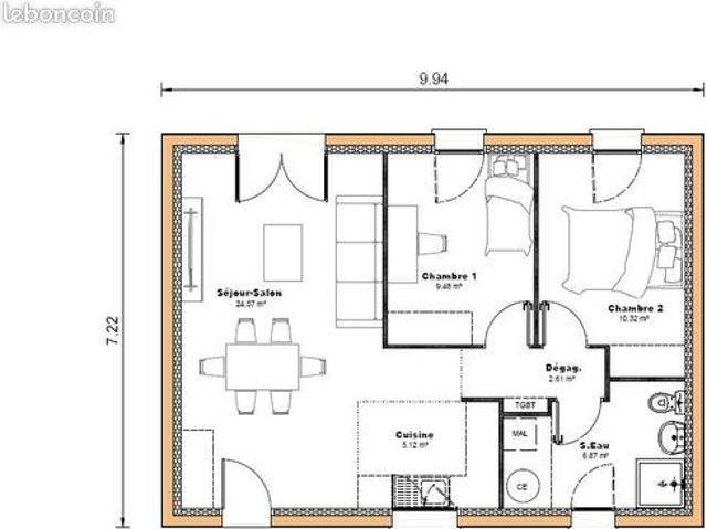Maison vente à Villeneuve-sur-Lot, Cancon