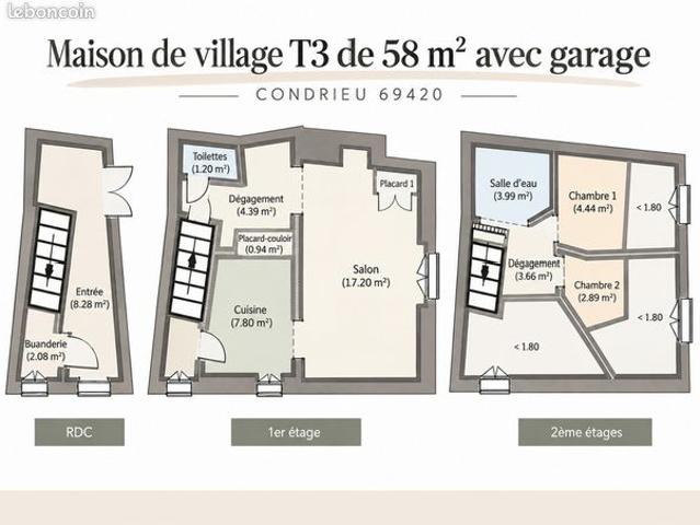 Maison vente à Condrieu, Rhône