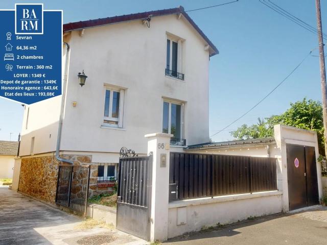 Maison location à Le Raincy, Sevran
