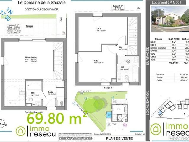 Maison vente à Les Sables-d'Olonne, Bretignolles-sur-mer