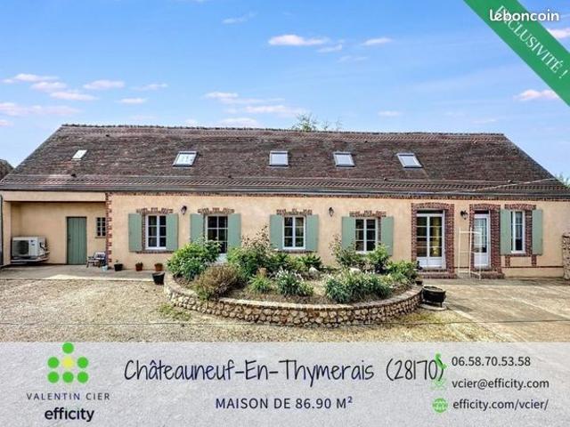 Maison vente à Dreux, Châteauneuf-en-thymerais
