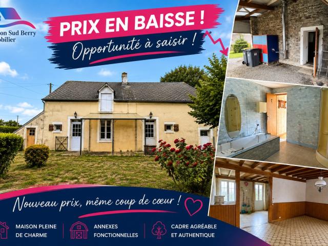 Maison vente à Saint-Amand-Montrond, Centre-Val de Loire