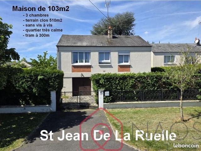 Maison vente à Orléans, Saint-jean-de-la-ruelle