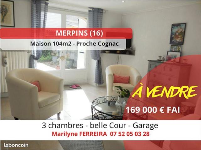 Maison vente à Cognac, Merpins