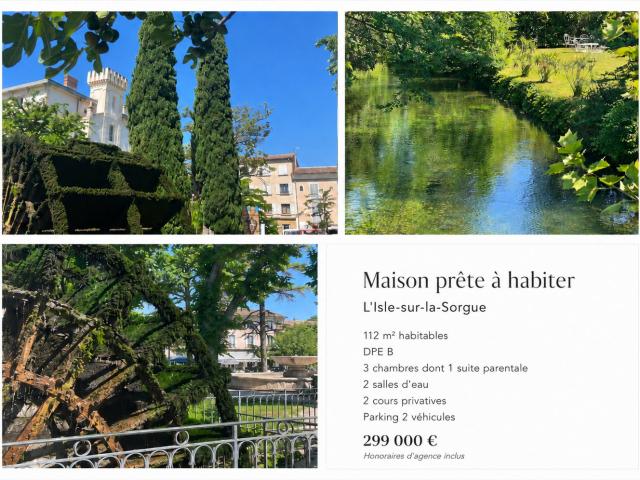 Maison vente à Residence le Mistraou, L'Isle-sur-la-Sorgue