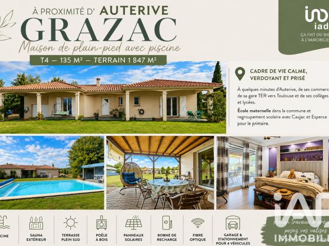Maison vente à Bagnon, Grazac