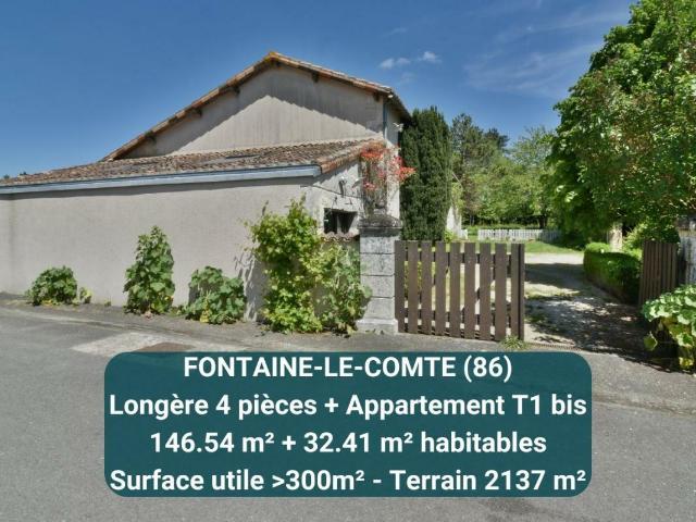 Maison vente à Poitiers, Fontaine-le-comte