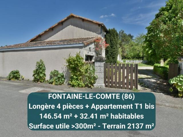 Maison vente à Poitiers, Fontaine-le-comte