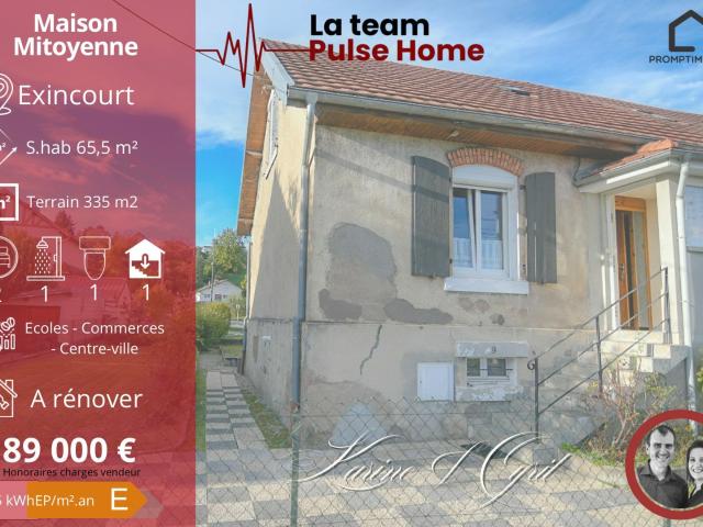 Maison vente à Montbéliard, Exincourt