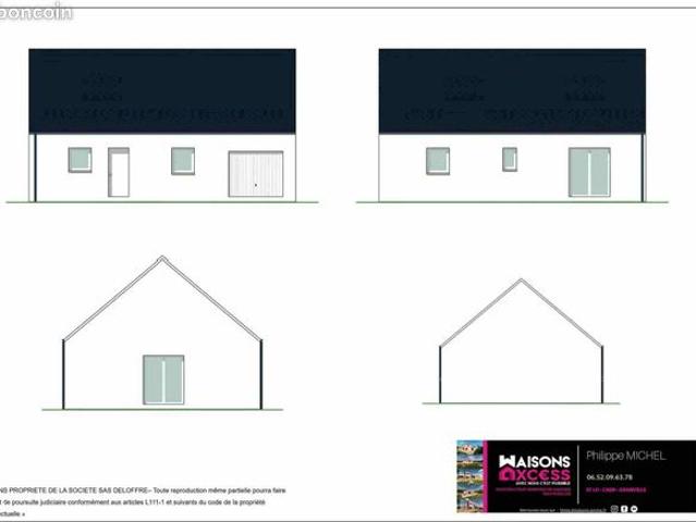 Maison vente à Cherbourg, Portbail
