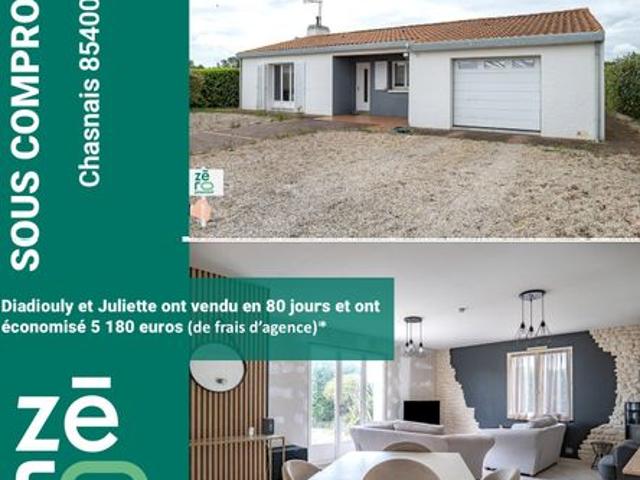 Maison vente à Fontenay-le-Comte, Chasnais