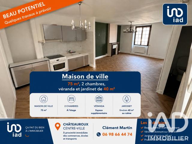 Maison vente à Châteauroux