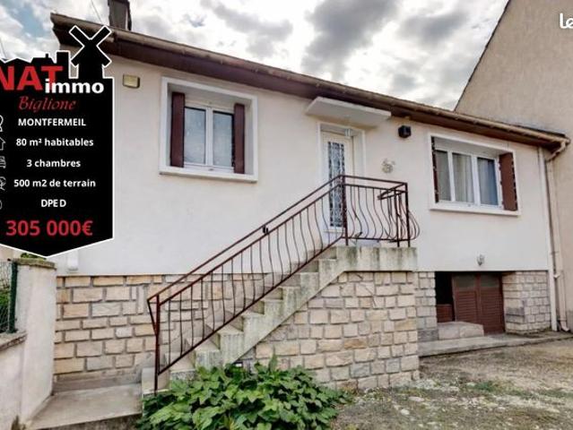 Maison vente à Le Raincy, Montfermeil