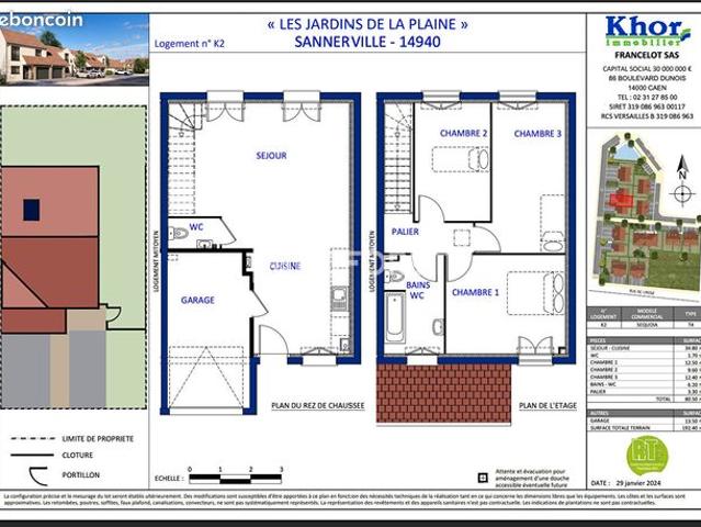 Maison vente à Caen, Sannerville