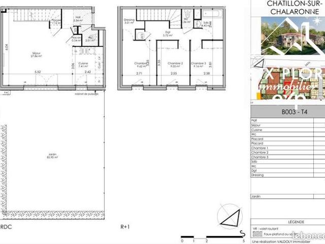 Maison vente à Bourg-en-Bresse, Châtillon-sur-chalaronne