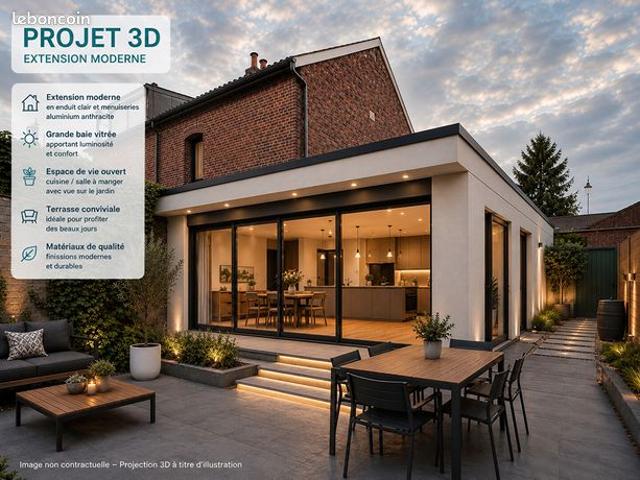 Maison vente à Douai, Lauwin-planque