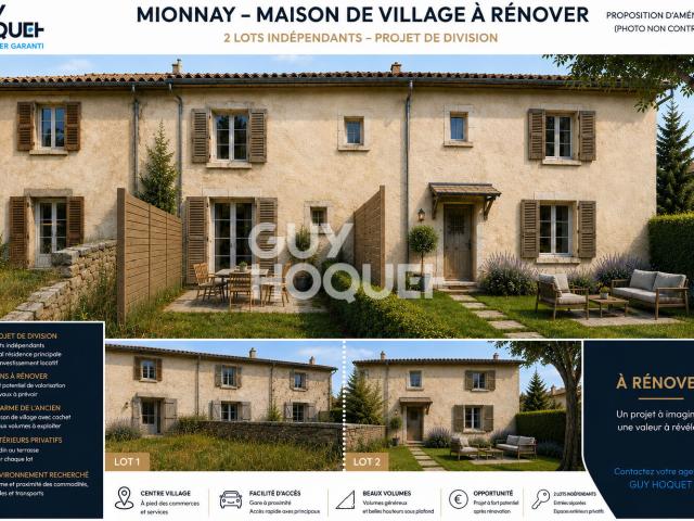 Maison vente à Bourg-en-Bresse, Mionnay