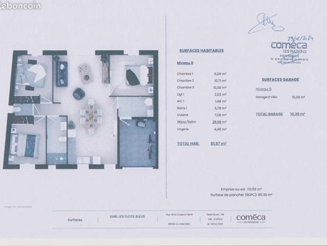 Maison vente à Les Sables-d'Olonne, La Jonchère