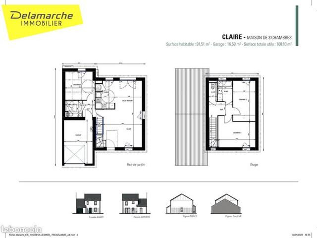 Maison vente à Coutances, Hauteville-sur-mer