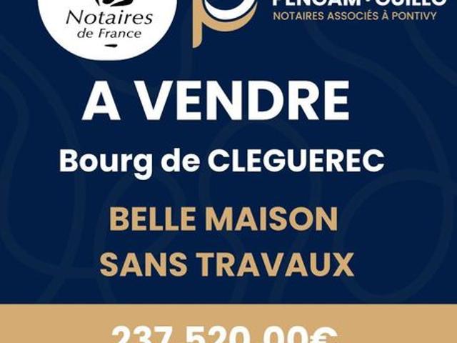 Maison vente à Cléguérec, Morbihan