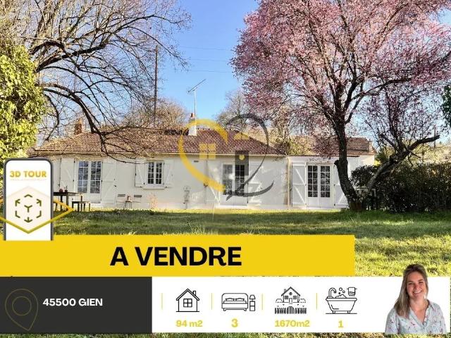 Maison vente à Montargis, Gien
